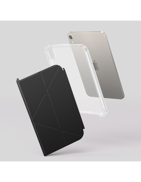 
Apsauginis dėklas su stovu, skirtas „iPad 11& 39 & 39 2025“ – tamsiai pilkas
