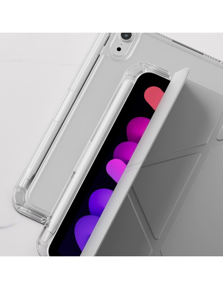 
Apsauginis dėklas su stovu, skirtas „iPad 11& 39 & 39 2025“ – šviesiai pilkas
