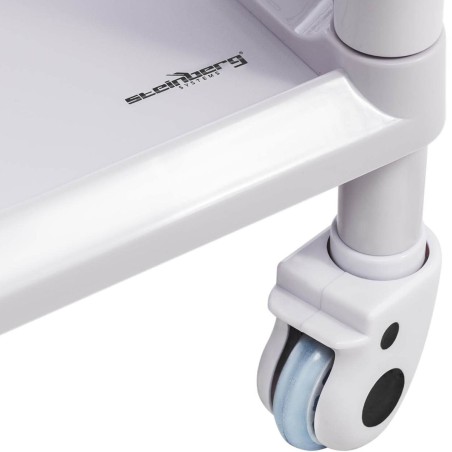 Kosmetikos laboratorinis vežimėlis 2 lentynos 1 stalčius 3 konteineriai 72 x 65 x 91 cm 20 kg Kosmetikos laboratorinis vežimėlis 2 lentynos 1 stalčius 3 konteineriai 72 x 65 x 91 cm 20 kg
