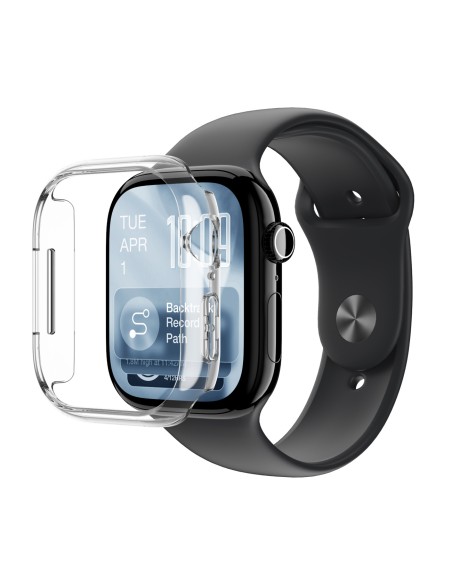 
„Apple Watch Series 11“ 46 mm minimalaus apsauginio dėklo – skaidrus
