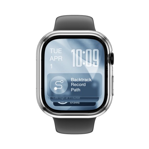
„Apple Watch Series 11“ 46 mm minimalaus apsauginio dėklo – skaidrus
