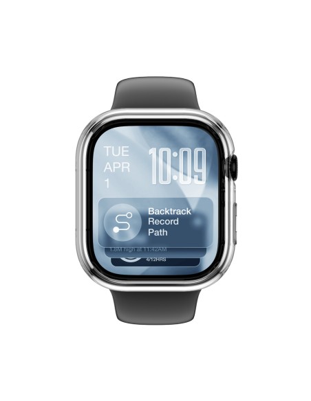 
„Apple Watch Series 11“ 46 mm minimalaus apsauginio dėklo – skaidrus
