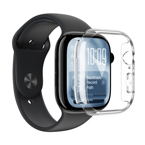 
„Apple Watch Series 11“ 46 mm minimalaus apsauginio dėklo – skaidrus
