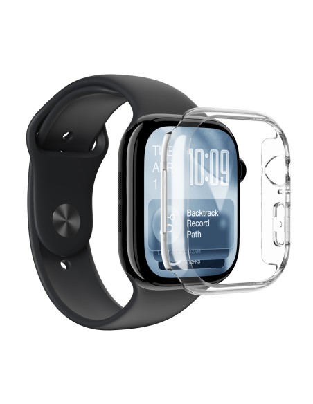 
„Apple Watch Series 11“ 46 mm minimalaus apsauginio dėklo – skaidrus
