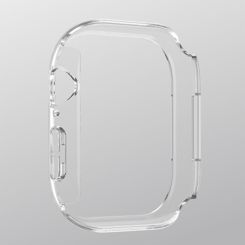 
„Apple Watch Series 11“ 46 mm minimalaus apsauginio dėklo – skaidrus
