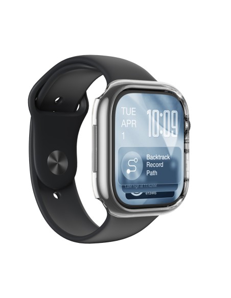 
„Apple Watch Series 11“ 46 mm minimalaus apsauginio dėklo – skaidrus
