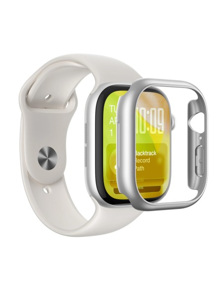 
„Apple Watch Series 11“ 46 mm minimalaus apsauginio dėklo – sidabro spalvos
