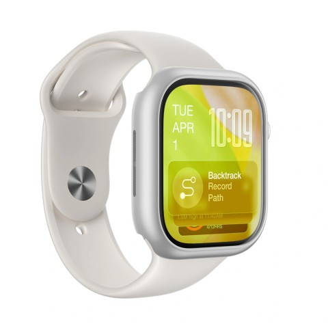 
„Apple Watch Series 11“ 46 mm minimalaus apsauginio dėklo – sidabro spalvos
