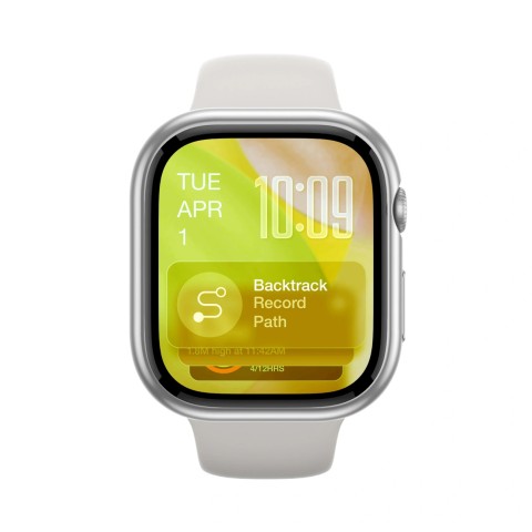
„Apple Watch Series 11“ 46 mm minimalaus apsauginio dėklo – sidabro spalvos
