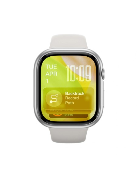 
„Apple Watch Series 11“ 46 mm minimalaus apsauginio dėklo – sidabro spalvos
