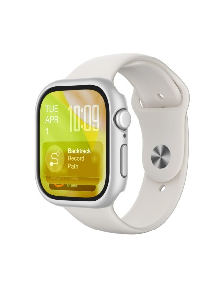 
„Apple Watch Series 11“ 46 mm minimalaus apsauginio dėklo – sidabro spalvos

