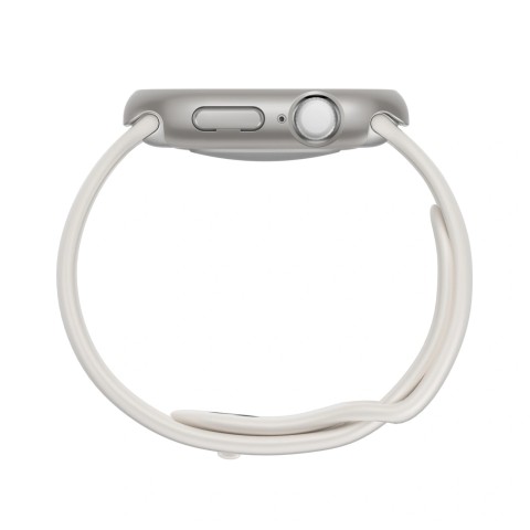 
„Apple Watch Series 11“ 46 mm minimalaus apsauginio dėklo – sidabro spalvos
