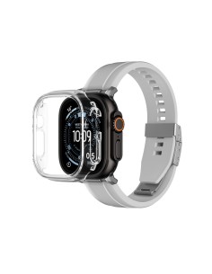 
„Apple Watch UItra 3“ 49 mm minimalaus apsauginio dėklo – skaidraus
