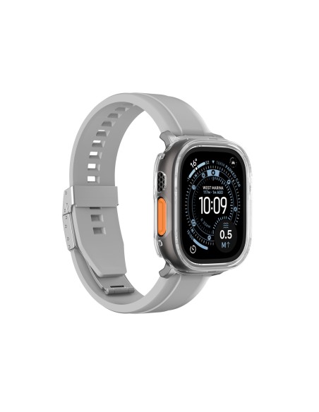 
„Apple Watch UItra 3“ 49 mm minimalaus apsauginio dėklo – skaidraus
