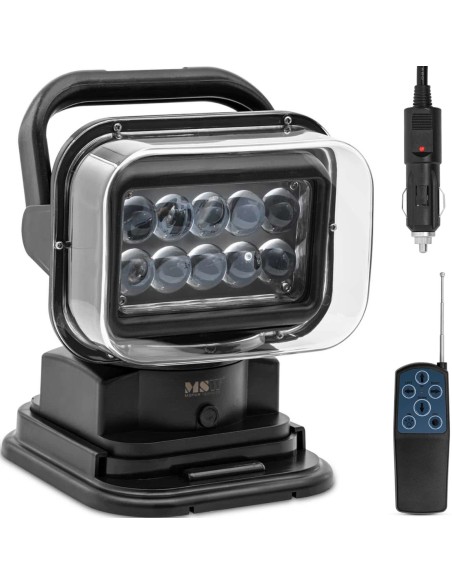 Prožektorių LED prožektorių lempa su magnetiniu pagrindu ir nuotolinio valdymo pulteliu automobiliniam laivui 9-32V 50W Prožektorių LED prožektorių lempa su magnetiniu pagrindu ir nuotolinio valdymo pulteliu automobiliniam laivui 9-32V 50W