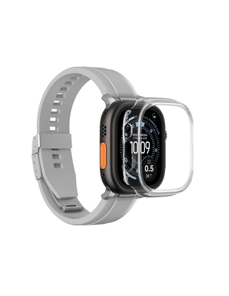 
„Apple Watch UItra 3“ 49 mm minimalaus apsauginio dėklo – skaidraus
