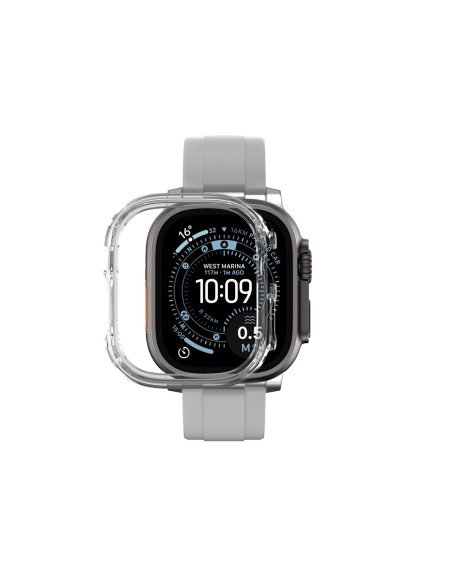 
„Apple Watch UItra 3“ 49 mm minimalaus apsauginio dėklo – skaidraus
