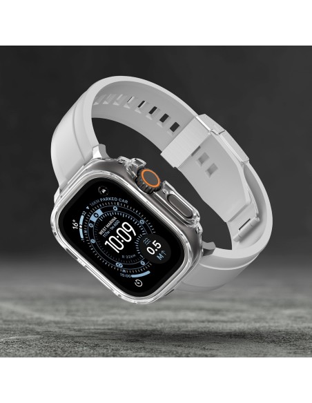 
„Apple Watch UItra 3“ 49 mm minimalaus apsauginio dėklo – skaidraus
