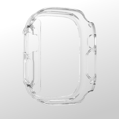 
„Apple Watch UItra 3“ 49 mm minimalaus apsauginio dėklo – skaidraus
