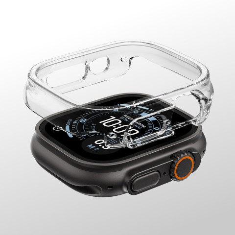 
„Apple Watch UItra 3“ 49 mm minimalaus apsauginio dėklo – skaidraus

