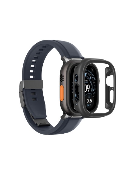 
„Apple Watch UItra 3“ 49 mm minimalaus apsauginio dėklo – juodo atspalvio
