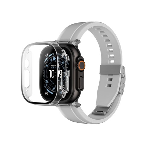 
„Radix Apple Watch UItra 3“ 49 mm ekrano apsauga su dėklu – skaidri
