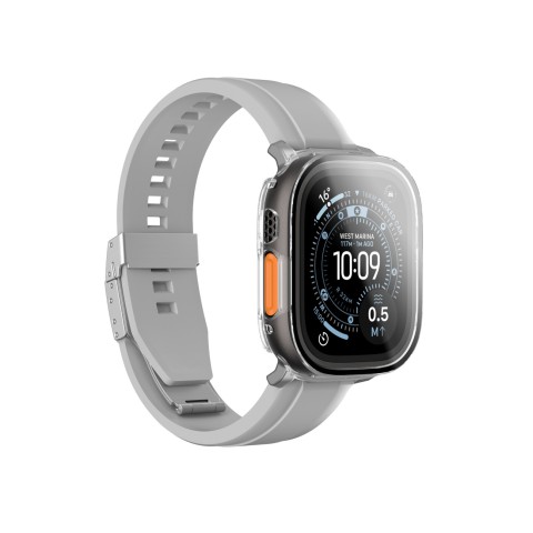 
„Radix Apple Watch UItra 3“ 49 mm ekrano apsauga su dėklu – skaidri
