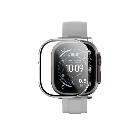
„Radix Apple Watch UItra 3“ 49 mm ekrano apsauga su dėklu – skaidri
