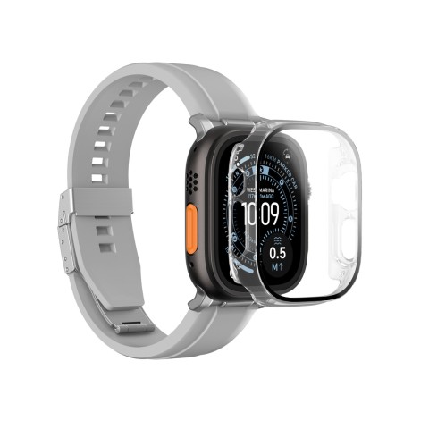 
„Radix Apple Watch UItra 3“ 49 mm ekrano apsauga su dėklu – skaidri
