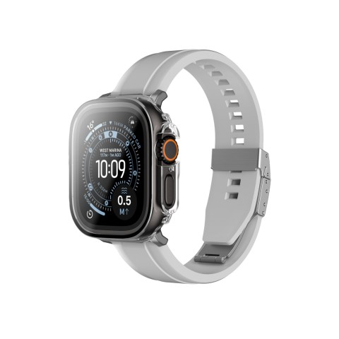
„Radix Apple Watch UItra 3“ 49 mm ekrano apsauga su dėklu – skaidri
