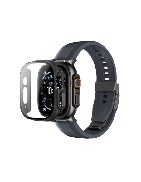 
„Radix Apple Watch UItra 3“ 49 mm ekrano apsauga su dėklu – juoda
