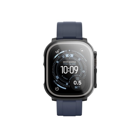 
„Radix Apple Watch UItra 3“ 49 mm ekrano apsauga su dėklu – juoda
