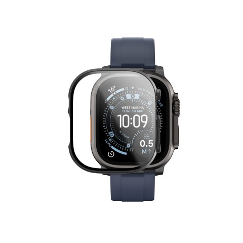 
„Radix Apple Watch UItra 3“ 49 mm ekrano apsauga su dėklu – juoda
