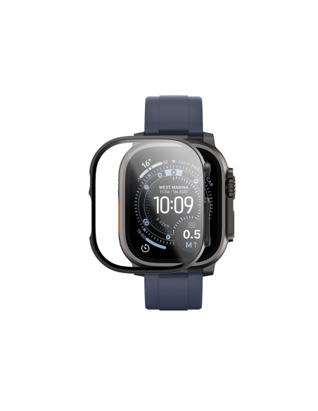 
„Radix Apple Watch UItra 3“ 49 mm ekrano apsauga su dėklu – juoda
