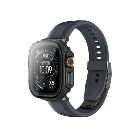 
„Radix Apple Watch UItra 3“ 49 mm ekrano apsauga su dėklu – juoda
