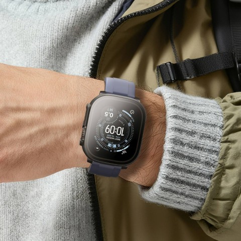 
„Radix Apple Watch UItra 3“ 49 mm ekrano apsauga su dėklu – juoda
