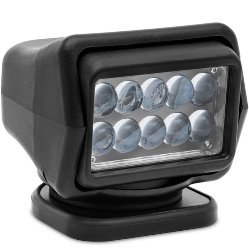 Prožektorius LED prožektorius su magnetiniu pagrindu ir nuotolinio valdymo pulteliu automobiliniam laivui 9-32V 50W