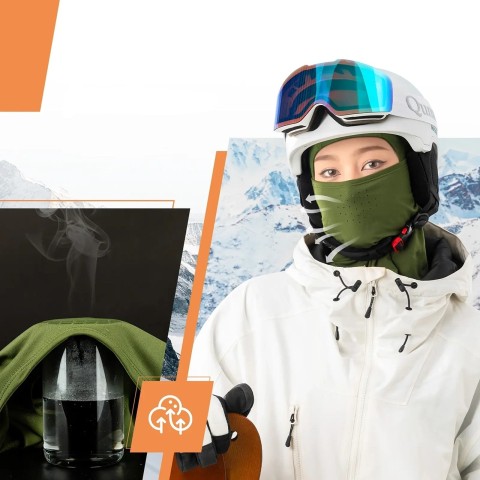 
Slidinėjimo balaklava dviračiui ar motociklui, L dydžio - žalia
