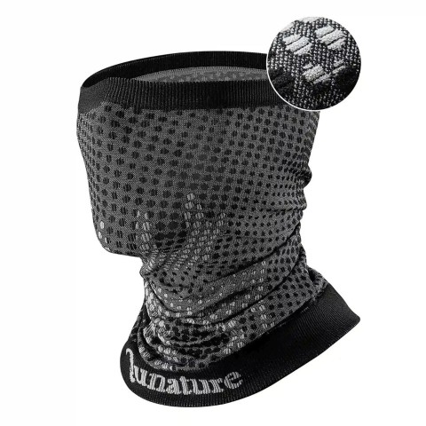 
Slidinėjimo šalikas, daugiafunkcinė sportinė bandana, universalus dydis - juodas
