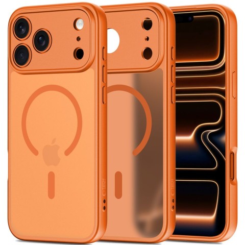 
„iPhone 17 Pro Max BasicMag MagSafe“ dėklas – oranžinis
