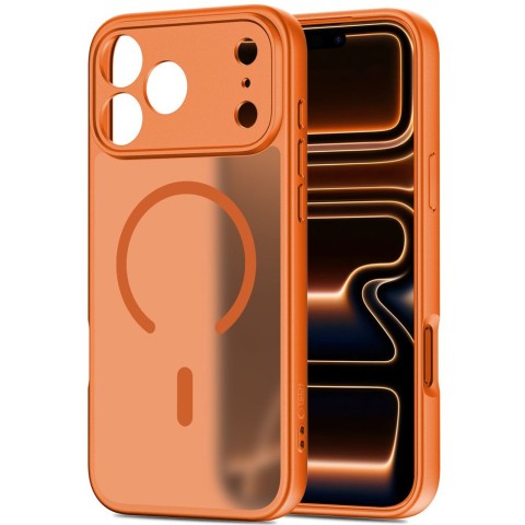 
„iPhone 17 Pro Max BasicMag MagSafe“ dėklas – oranžinis
