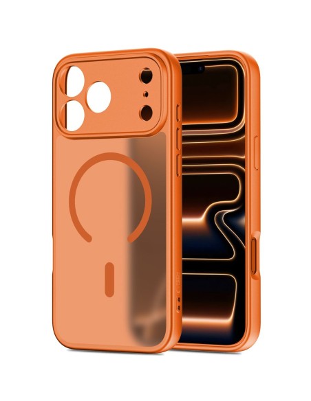 
„iPhone 17 Pro Max BasicMag MagSafe“ dėklas – oranžinis
