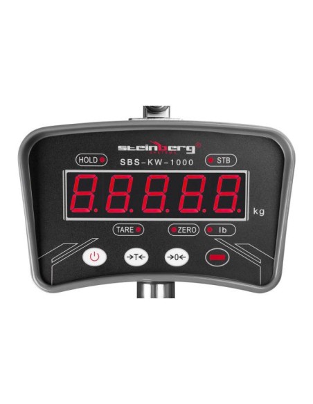 Pakabinamos kablio svarstyklės su LED nuotolinio valdymo pulteliu iki 1 tonos / 0,2 kg Pakabinamos kablio svarstyklės su LED nuotolinio valdymo pulteliu iki 1 tonos / 0,2 kg