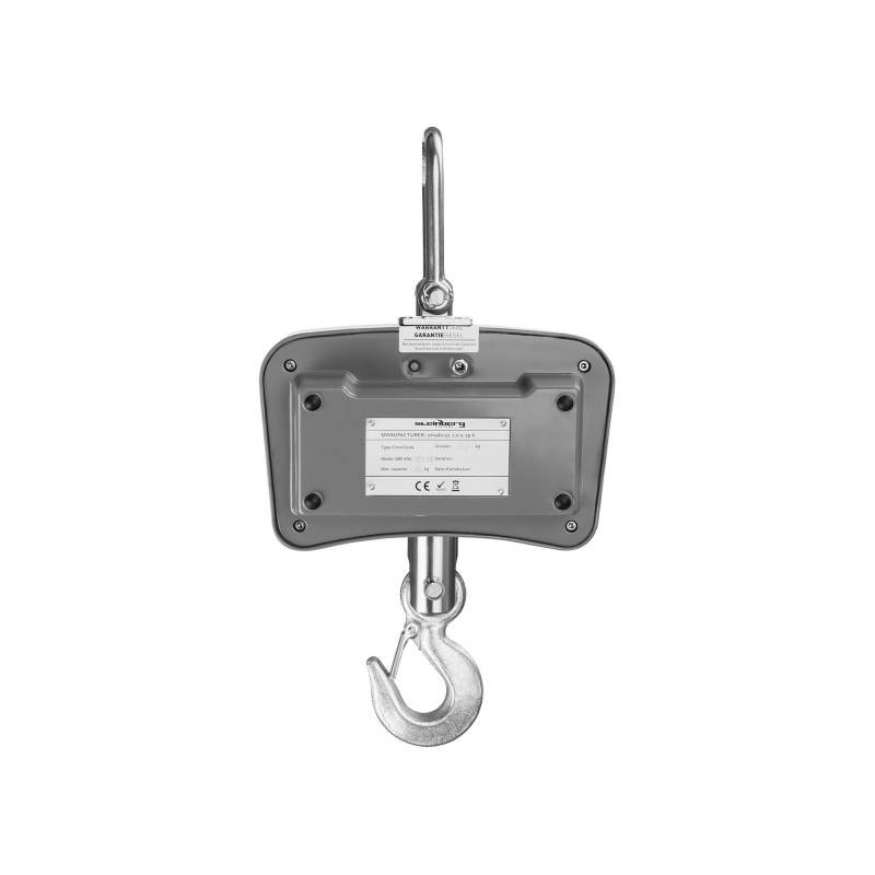 Pakabinamos kablio svarstyklės su LED nuotolinio valdymo pulteliu iki 1 tonos / 0,2 kg