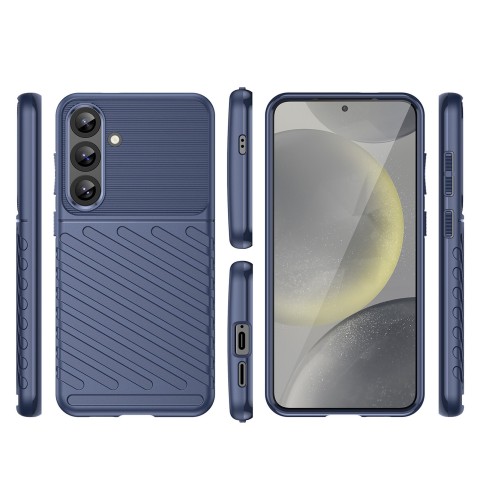 
Šarvuotas silikoninis dėklas, skirtas „Samsung Galaxy S25+ Thunder Case“ – mėlynas
