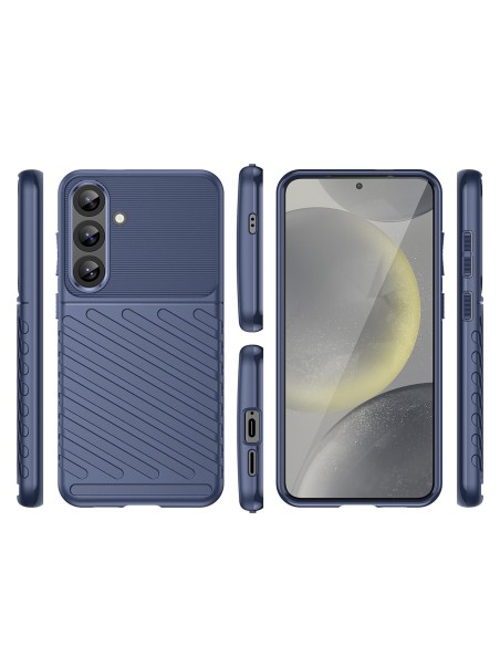 
Šarvuotas silikoninis dėklas, skirtas „Samsung Galaxy S25+ Thunder Case“ – mėlynas
