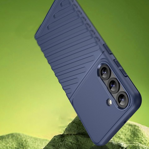 
Šarvuotas silikoninis dėklas, skirtas „Samsung Galaxy S25+ Thunder Case“ – mėlynas
