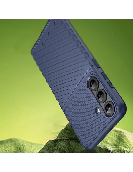 
Šarvuotas silikoninis dėklas, skirtas „Samsung Galaxy S25+ Thunder Case“ – mėlynas
