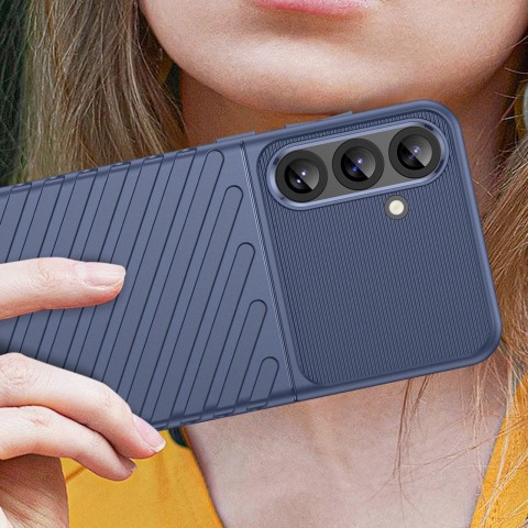 
Šarvuotas silikoninis dėklas, skirtas „Samsung Galaxy S25+ Thunder Case“ – mėlynas
