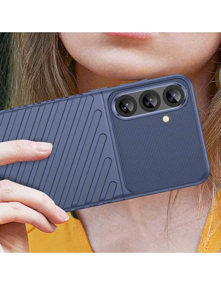 
Šarvuotas silikoninis dėklas, skirtas „Samsung Galaxy S25+ Thunder Case“ – mėlynas
